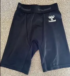 hummel ヒュンメル 黒 ブラックインナータイツ　スパッツ　Sサイズ