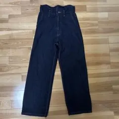 Eaphi WAVE DESIGN HIGH WAIST DENIM