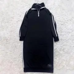 24AW✨WONEM ハイネックトラックラインワンピース