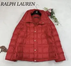 美品RALPH LAUREN ラルフローレン ダウンジャケット 赤 レディース