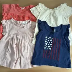 babyGap タンクトップ 4枚セット 12-18ヶ月 ネイビー