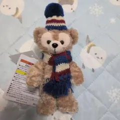 ダッフィー20周年 　ダッフィーぬいぐるみバッジ　マフラー　2005年