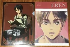 進撃の巨人　クリアファイル　エレン　ヴィレッジヴァンガード　Ani-Art