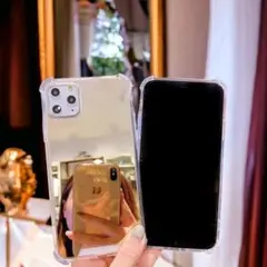 iPhone14Promax ケース ミラー クリア 鏡面加工 TPU