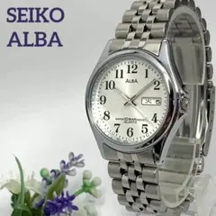 【電池交換済】720 SEIKO ALBA セイコー クォーツ腕時計 10BAR