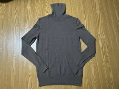 無印良品 首のチクチクを抑えた タートルネック 洗えるセーター モカブラウン