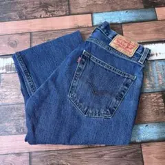 ビンテージ　古着　リーバイス505 バギー　デニム　ジーンズ　W31L34