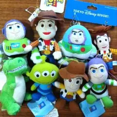 トイ・ストーリー マスコットチェーン 8個セット
