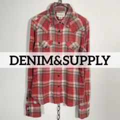 ★DENIM&SUPPLY薄手ウエスタンシャツ タータンチェック ラルフローレン