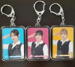 JR推し旅　BEYOOOOONDS　キーホルダー　前田こころ　江口紗耶　西田汐里のサムネイル