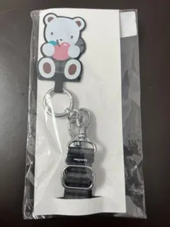 新品 未開封 familiar ファミリア ショルダーストラップ 黑系