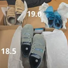 ★アシックス スニーカー 19.0　２足　18.5 １足　まとめ売り