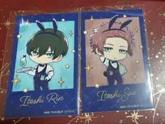 ブルーロック ミクガ ドリンク 特典 前半 糸師凛 糸師冴 チェキ風カード