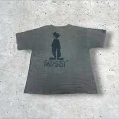 old stussy 80s 黒タグ Tシャツ USA製　シャドーマン　激レア