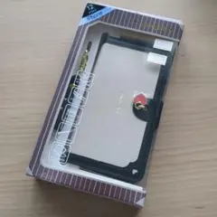 iPhone 12 mini 手帳型ケース ベージュ/ブラック スマホカバー