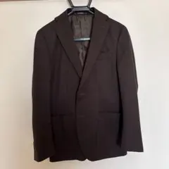 ダークブラウン テーラードジャケット