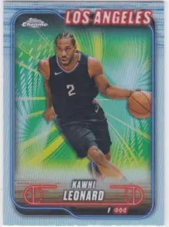 KAWHI LEONARD 2024-25 TOPPS CHROME REF