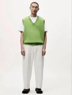 STUDIO NICHOLSON + ZARA パンツ ホワイト　デニムのサムネイル