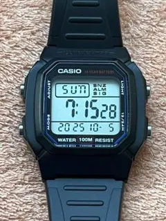CASIO　チプカシ　デジタル腕時計　W-800H-1A ブラック