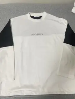 WEGO 白黒ロゴ入りロンT