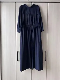 haco! ロングワンピース ネイビー