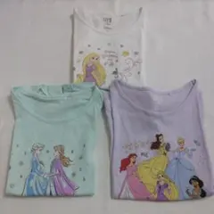 UNIQLO UT ディズニープリンセス Tシャツ 3点セット 120