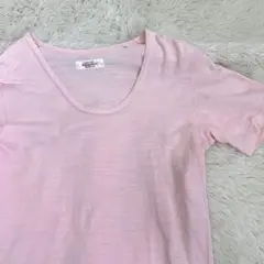 H.R.MARKET ハリウッドランチマーケット ピンク 半袖Tシャツ S