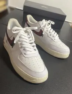 女子ウケ ナイキ エアフォース1 '07 LV8 28.5cm チェック柄