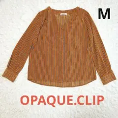 OPAQUE.CLIP オペークドットクリップ ストライプ シャツ 38/M