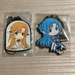 きゃらっとくじ ごちうさ D·E賞 ラバーストラップ 缶バッジ ナツメ
