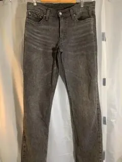 511 スリムフィット ユーズドブラック/黒 WARM ストレッチデニム