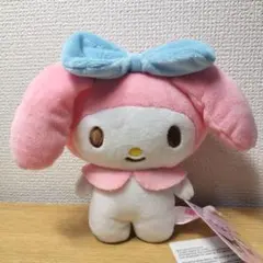 サンリオキャラクターズ　がま口ポーチ　マイメロディー　ぬいぐるみ　タグ付き