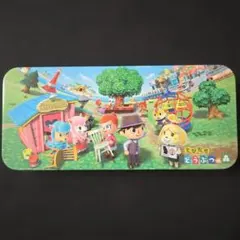 【非売品】とびだせどうぶつの森 ペンケース 缶 未使用