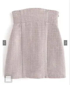 GRL ハイウエストツイードタイトミニスカート[gc224]