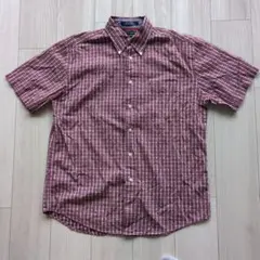 TOMMY HILFIGER チェック柄半袖シャツ M