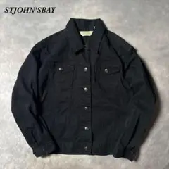 k30古着STJOHN'SBAYデニムジャケット黒Gジャン