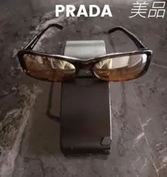 【美品】PRADA プラダ サングラス ケース付き 新品・箱ケース・保証書付き】PRADA プラダ サングラス ブラック