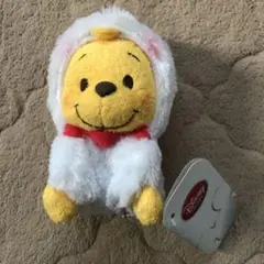 プーさん　ぬいぐるみ　マスコット　ディズニーストア　ニワトリ　着ぐるみ