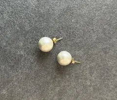 コットンパール ピアス(両耳用)