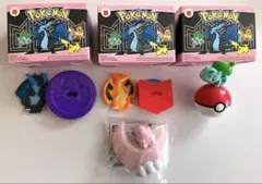 ポケモン フィギュア 3個セット & ポケモンライトマスコット　ピッピ