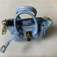 Samantha Thavasa ミニバッグ チャーム ライトブルー【美品】
