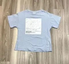 ZARA ライトブルー Tシャツ グラフィックプリント 128㎝