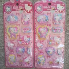 即日発送☆ハローキティ ウォーターシール　立体シール ボンボンドロップシール