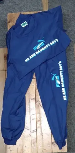 PUMA ネイビー ピステ上下セット　130