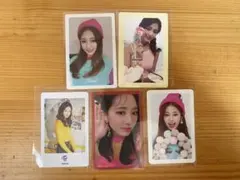 TWICE ツウィ トレカセット 5枚