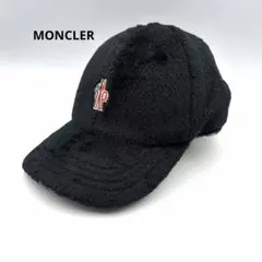 極美品〕モンクレール ファー モコモコ グレー キャップ 国内正規品 