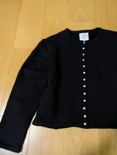 アニエスベー プレッションカーディガン 裏起毛 スナップボタン　サイズ3　美品