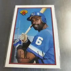 MLB 1989 ボウマン ウィリー・ウィルソン　カンザスシティロイヤルズ