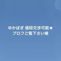 ゆかぽぎ 値段交渉可能★プロフご覧下さい様