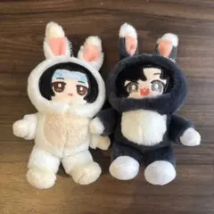 未使用】魔道祖師 海星体 10cm ぬいぐるみ 魏無羨 藍忘機 セット